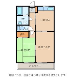 サンクレールⅠの物件間取画像